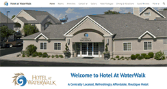 Desktop Screenshot of hotelatwaterwalk.com